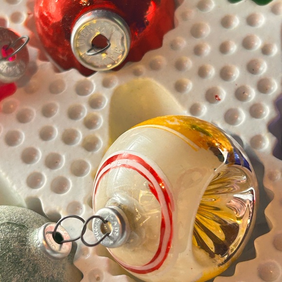 8 Vtg miniature Made in Columbia By Bradford Novelty Company Christmas ornaments - Picture 12 of 15